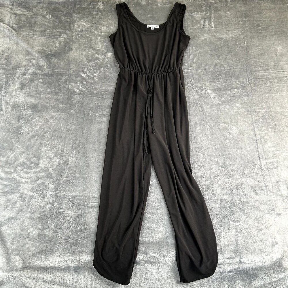 Annalee + Hope Medium Black Body Suit Pants Sleevless Minimal Basic